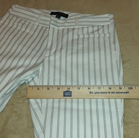 BANANA REPUBLIC denim pants with-black stripes, Size 0p - Picture 10 of 12